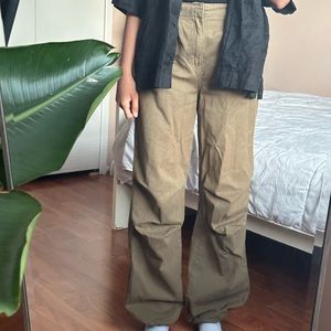 Bershka parachute pants